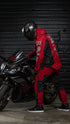 Ride Rich Concord V2 Flow Mesh Armoured GP Anorak Motorcycle Jacket - Red Size: Small